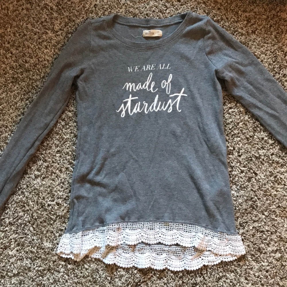 Hollister  grey long sleeve